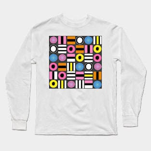 liquorice all sorts surface pattern Long Sleeve T-Shirt